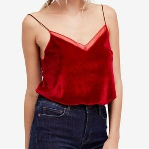 Intimately Free People red velvet Cami tank top